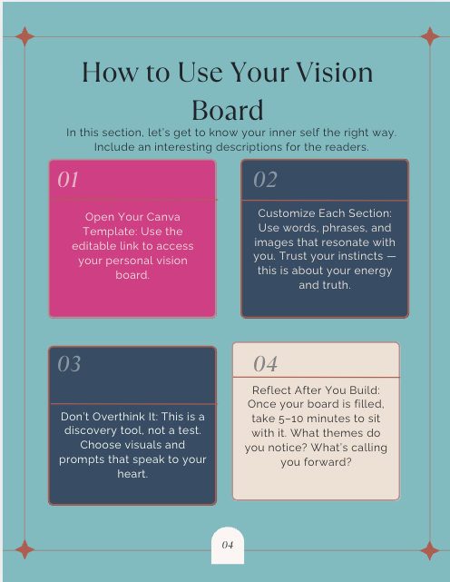 Career Clarity Vision Board and Workbook