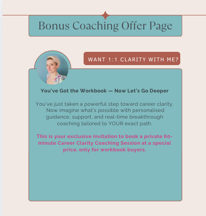 Career Clarity Vision Board and Workbook