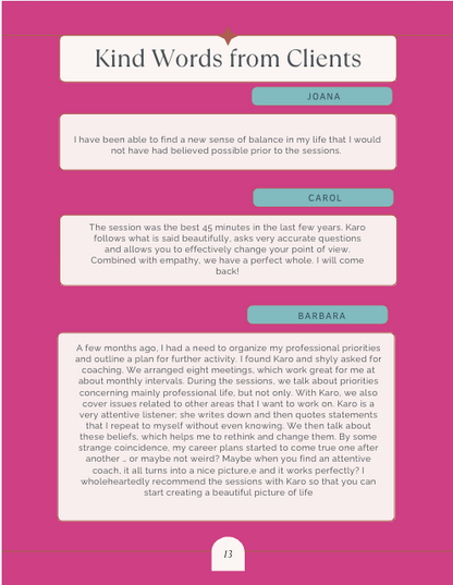 Career Clarity Vision Board and Workbook